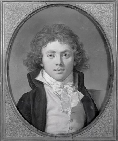 Retrato de Boris Vladimirovich Golytsin, 1791 (pastel em papelão) de Hugh Douglas Hamilton