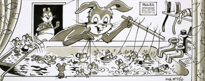 Harold Hare a ensinar os ratos a nadar de Hugh McNeill