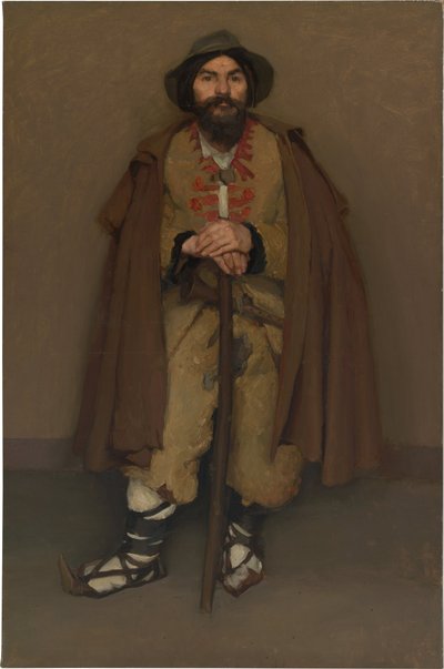 Um pastor de montanha (um anão italiano) de Hugh Ramsay