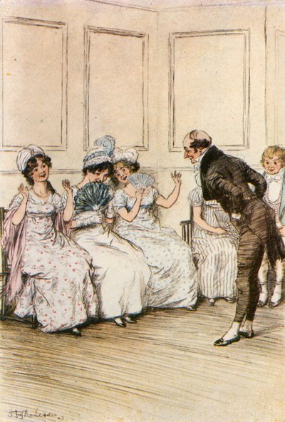 Dr. Kimble tornando-se agradável aos seus pacientes femininos de Hugh Thomson
