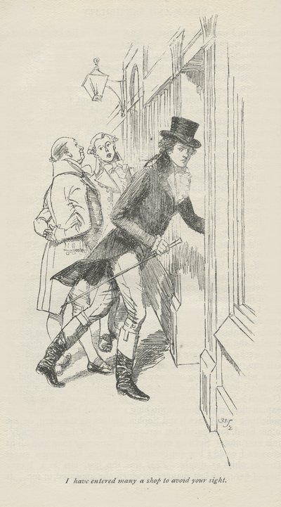 Entrei em muitas lojas para evitar a sua vista, 1896 de Hugh Thomson