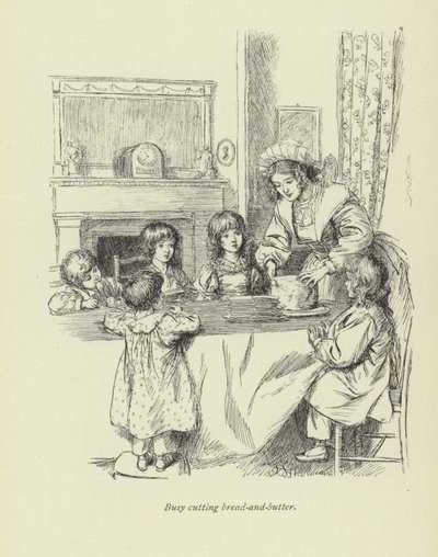 Ilustração para Amos Barton de George Eliot de Hugh Thomson