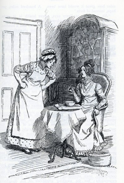 Ilustração para "Emma" de Jane Austen (ilustração) de Hugh Thomson