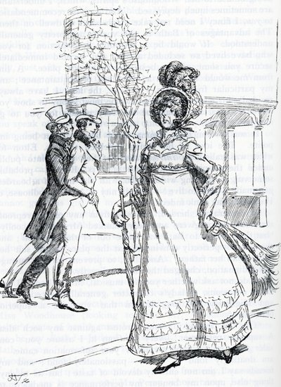 Ilustração para "Emma" de Jane Austen (ilustração) de Hugh Thomson