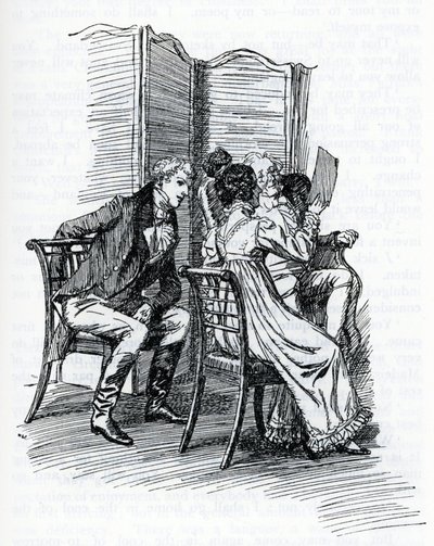 Ilustração para "Emma" de Jane Austen. Por Hugh Thomson (ilustração) de Hugh Thomson