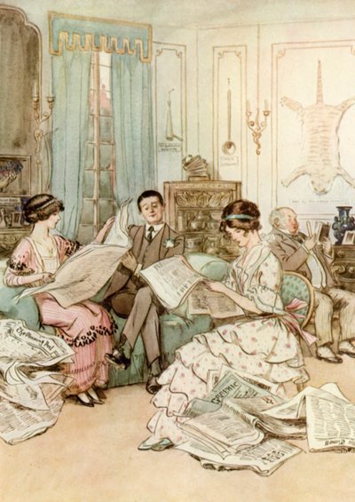 Ilustração para JM Barrie "s O Crichton Admirável de Hugh Thomson
