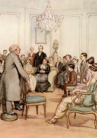 Ilustração para JM Barries O Crichton Admirável de Hugh Thomson