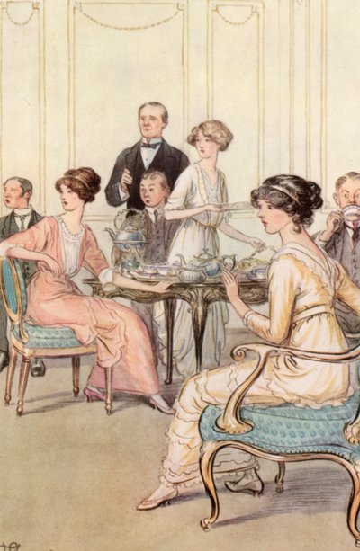Ilustração para JM Barries O Crichton Admirável de Hugh Thomson