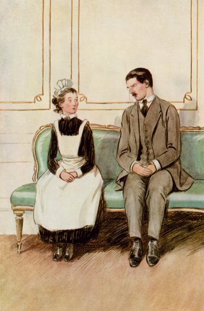 Ilustração para JM Barries O Crichton Admirável de Hugh Thomson