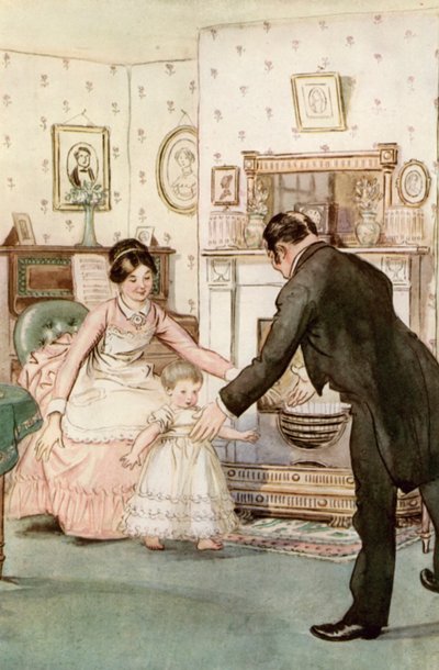 Ilustração para JM Barries O Crichton Admirável de Hugh Thomson