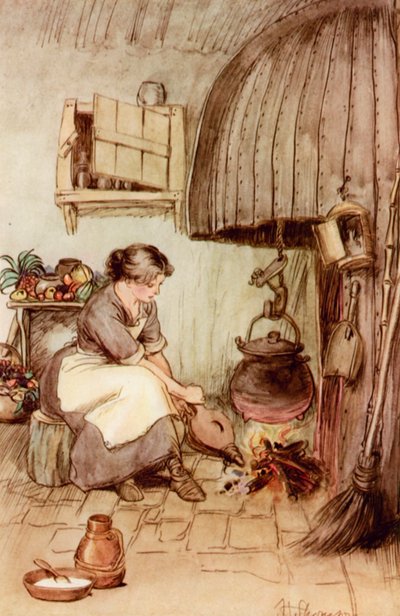 Ilustração para JM Barries O Crichton Admirável de Hugh Thomson