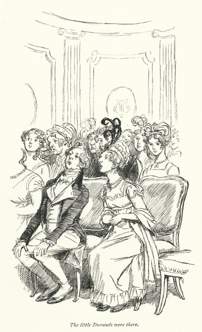 Ilustração para Persuasão de Jane Austen (litho) de Hugh Thomson
