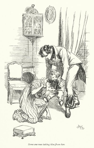 Ilustração para Persuasão de Jane Austen (litho) de Hugh Thomson