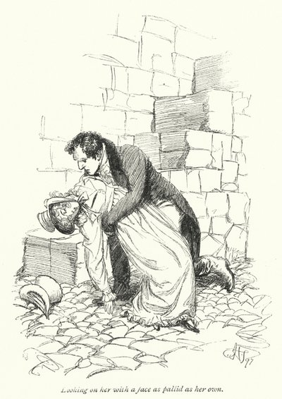 Ilustração para Persuasão de Jane Austen (litho) de Hugh Thomson