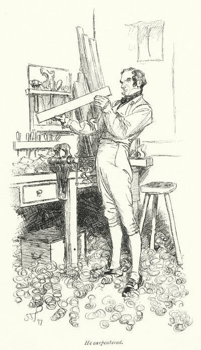 Ilustração para Persuasão de Jane Austen (litho) de Hugh Thomson