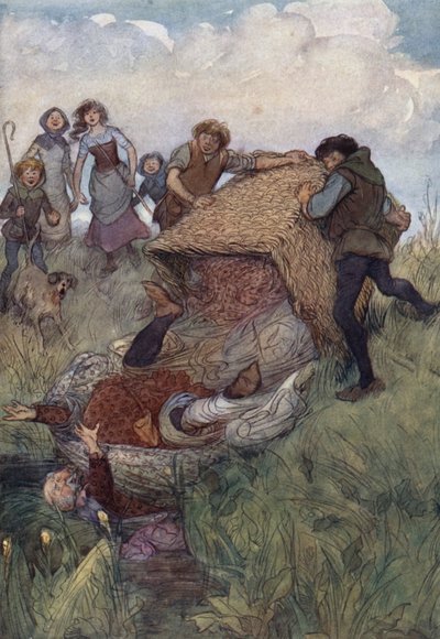 Ilustração para as alegres esposas de Windsor de Hugh Thomson