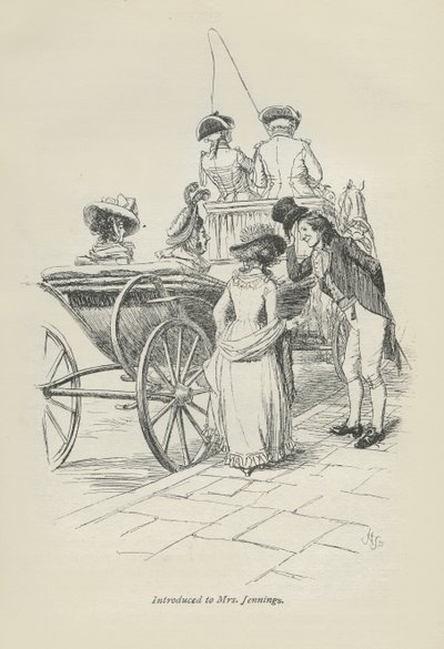 Apresentado à Sra. Jennings, 1896 de Hugh Thomson