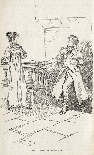 O romance de Jane Austen "Northanger Abbey" - de Hugh Thomson