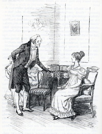 "Jane fairfax" (ilustração) de Hugh Thomson