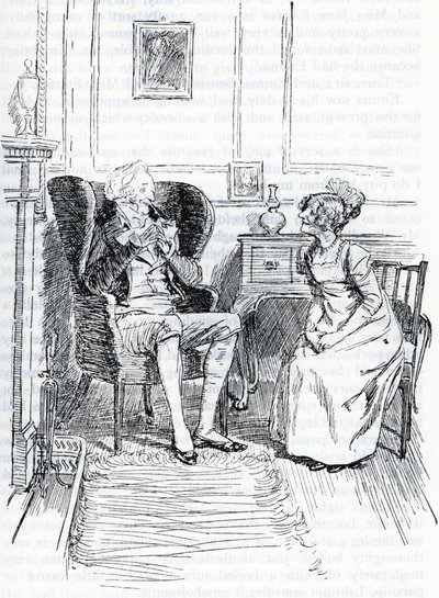 "Miss Bates" de Hugh Thomson