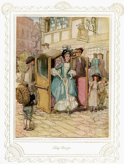 Richard Brinsley Sheridan, "A Escola do Escândalo". de Hugh Thomson