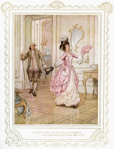 Richard Brinsley Sheridan, "A Escola do Escândalo". de Hugh Thomson
