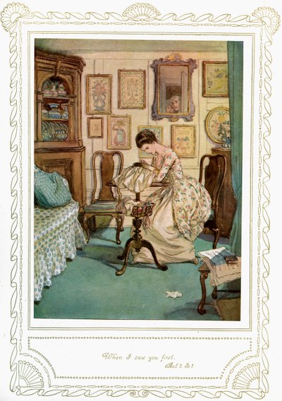 Richard Brinsley Sheridan, "A Escola do Escândalo". de Hugh Thomson