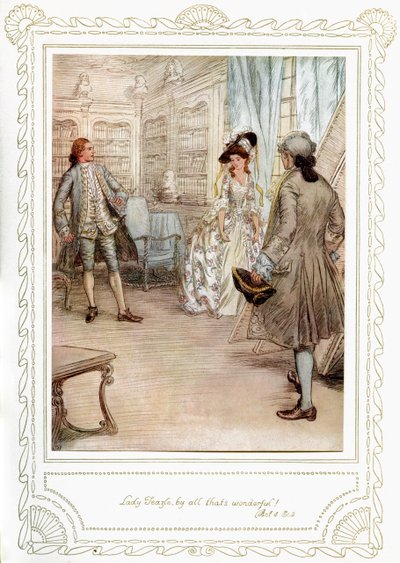 A peça de Richard Brinsley Sheridan de Hugh Thomson