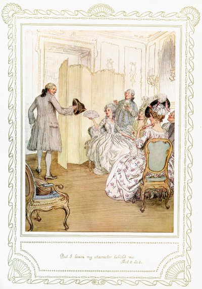 A peça de Richard Brinsley Sheridan de Hugh Thomson