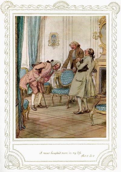 A peça de Richard Brinsley Sheridan de Hugh Thomson