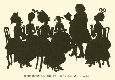 Richardson Reading to his "Muses and Graces" (gravura) de Hugh Thomson