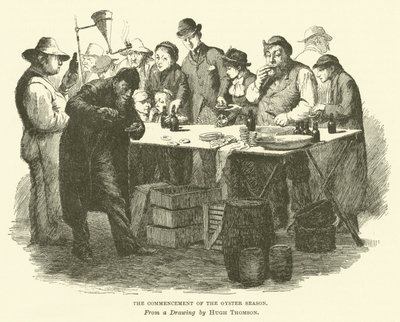 O começo da estação de ostras de Hugh Thomson