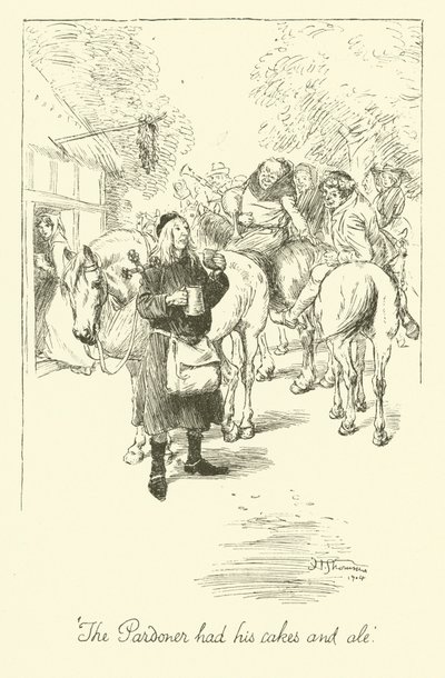 O Perdoador (litho) de Hugh Thomson