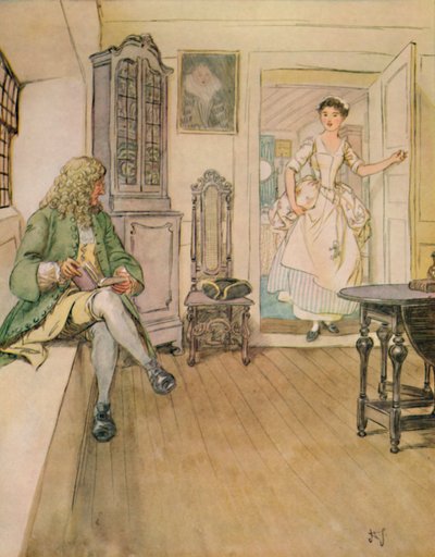 Bem, minha Kate, vejo que você mudou seu vestido quando lhe pedi., 1912, 1923. de Hugh Thomson