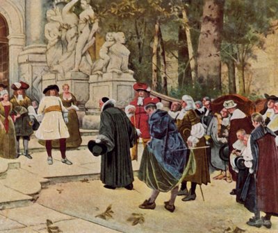 O Grande Eleitor recebe os emigrantes de Hugo (after) Vogel
