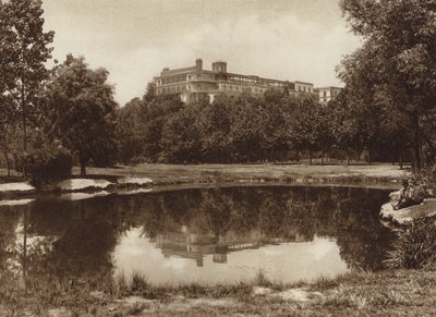 México: Castillo Chapultepec (fotografia a preto e branco) de Hugo Brehme