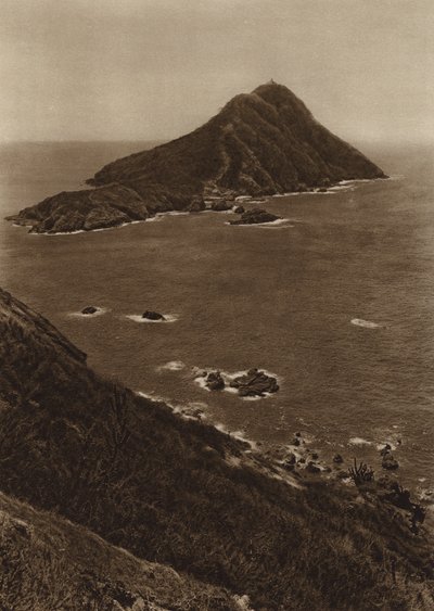 México: Costa de Mazatlan (fotografia a preto e branco) de Hugo Brehme