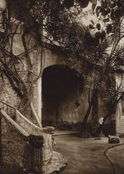 México: Cuernavaca, canto pitoresco (foto p/b) de Hugo Brehme