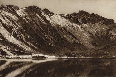 México: Nevado de Toluca, Estado Mejico (fotografia a preto e branco) de Hugo Brehme