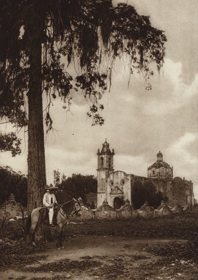 México: Nonoalco, arredores da capital Mejico (fotografia a preto e branco) de Hugo Brehme