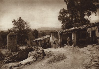 México: San Esteban, nos arredores da capital Mejico (fotografia a preto e branco) de Hugo Brehme