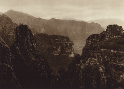 México: Tepoztlan, Estado de Morelos (fotografia a preto e branco) de Hugo Brehme