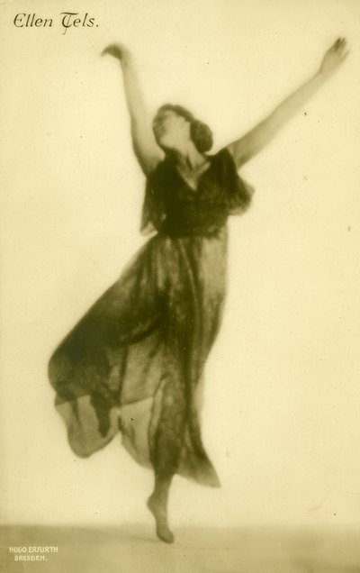 Ellen Tels - Fotopostkarte de Hugo Erfurth