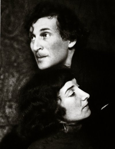 Marc e Bella Chagall (foto sépia) de Hugo Erfurth