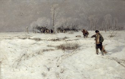 Caça na Neve de Hugo Muhlig