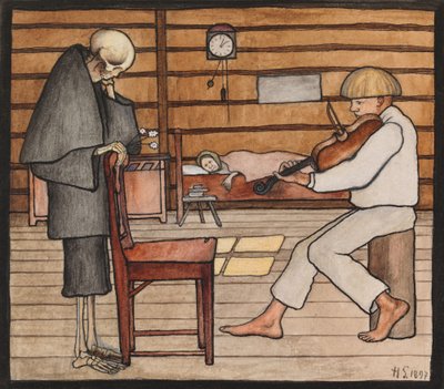 A Morte Escuta de Hugo Simberg