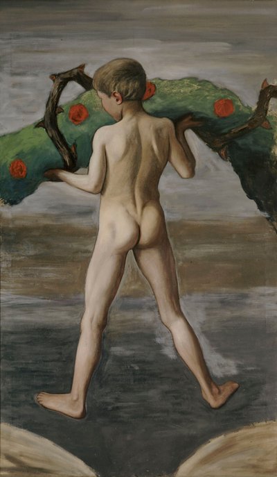 Portador da guirlanda; Rapaz a carregar a guirlanda da vida de Hugo Simberg