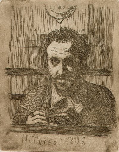Autorretrato II de Hugo Simberg