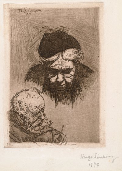 A tia e o pai do artista de Hugo Simberg
