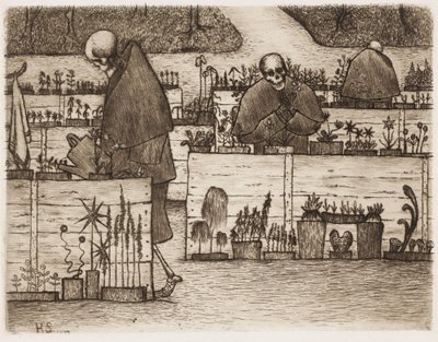 O Jardim da Morte; No Jardim da Morte de Hugo Simberg